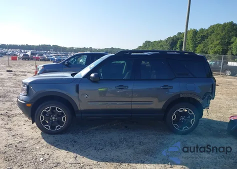 2025 Ford Bronco Sport Outer Banks z USA, uszkodzony, nr VIN 3FMCR9CN7SRE36289